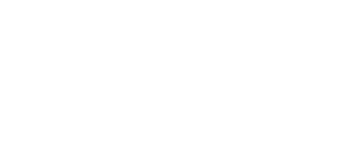 Creative Optimistic Visions Logo White